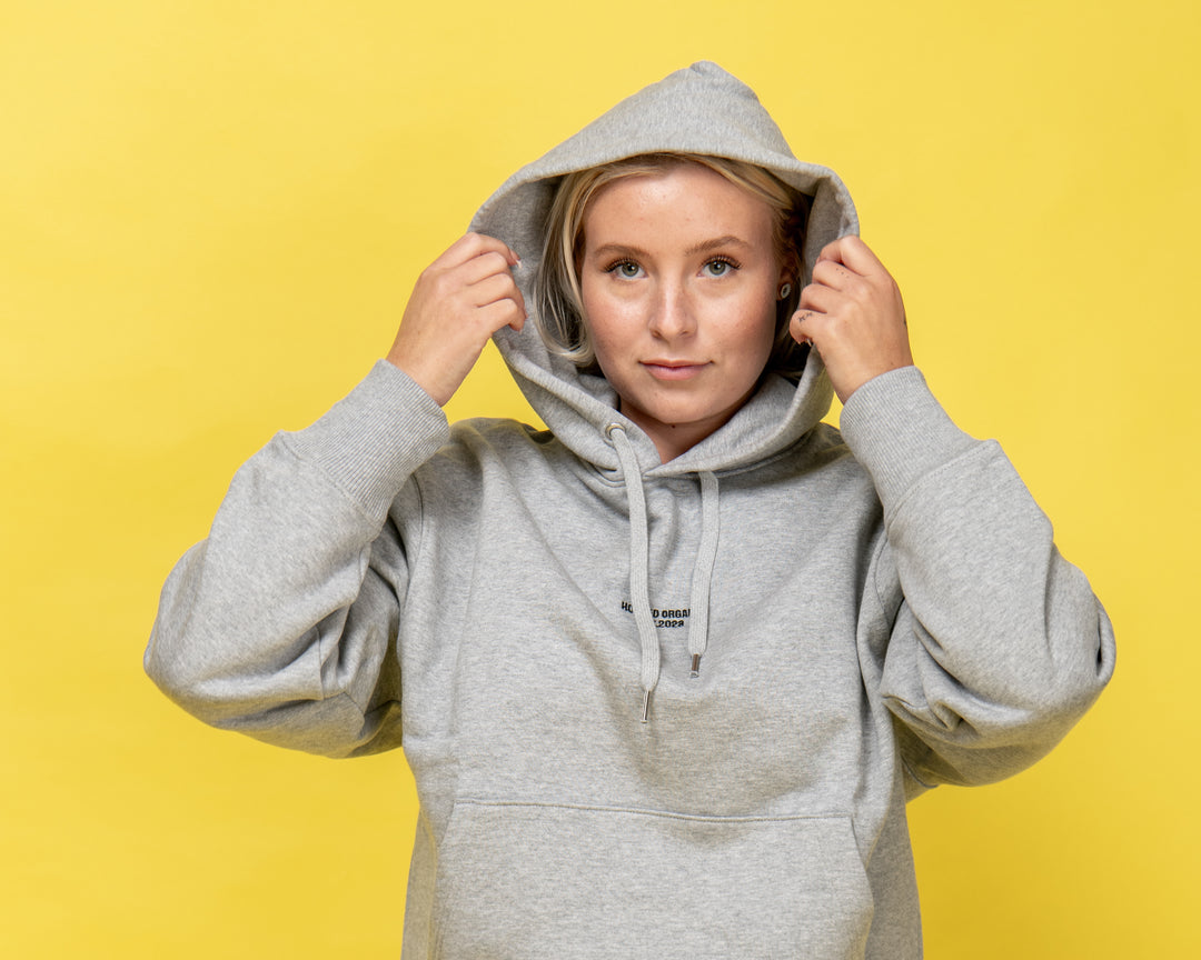Hoodie Ultra Heavy Kvinder / Tv Grey