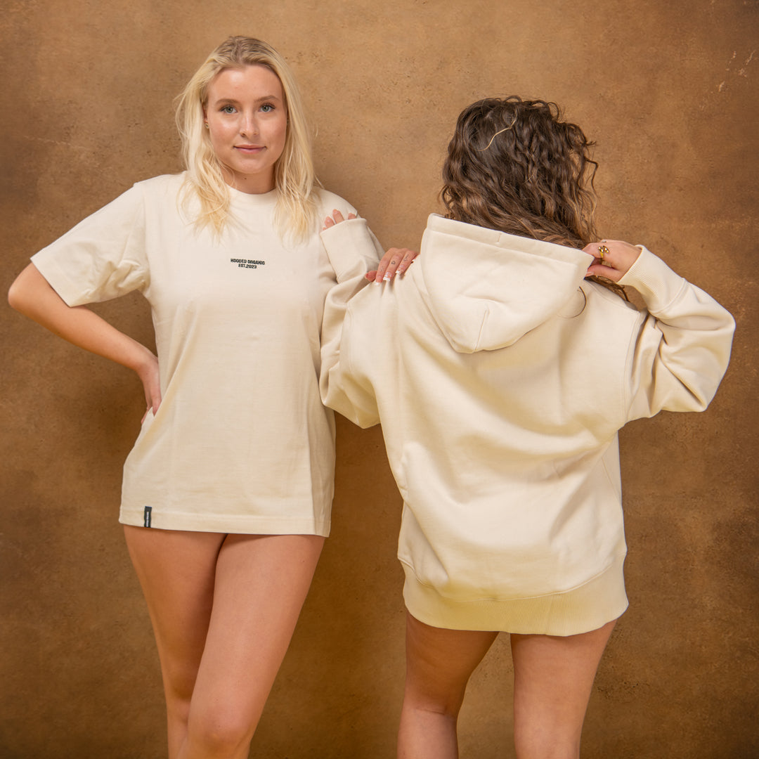 Hoodie Ultra Heavy Kvinder / Natural Raw