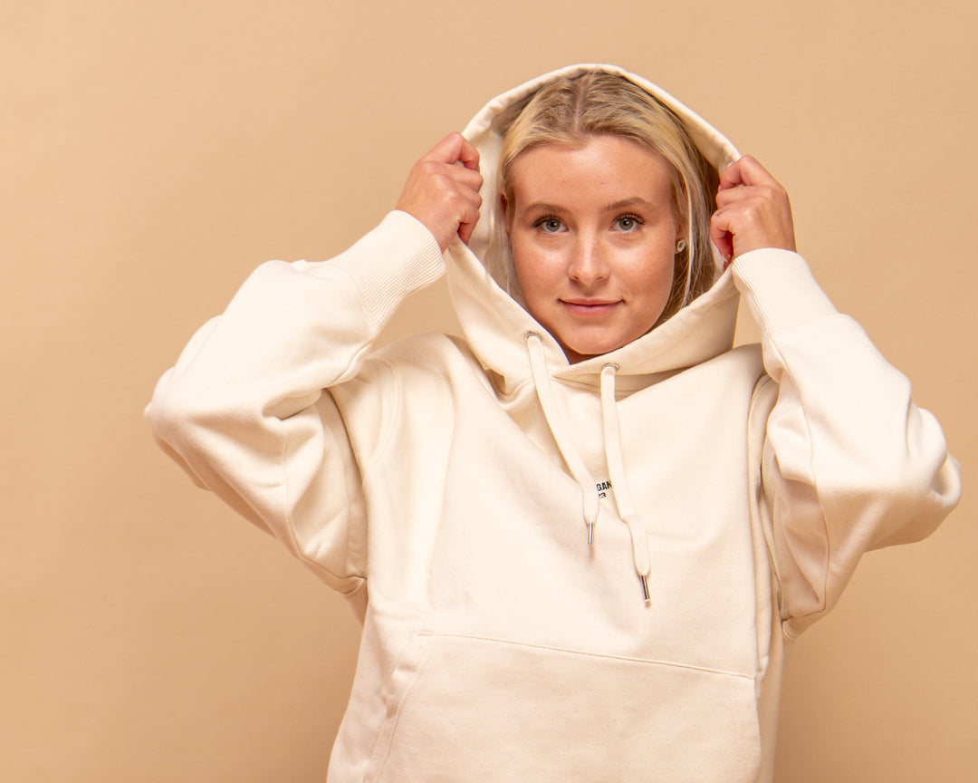 Hoodie Ultra Heavy Kvinder / Natural Raw
