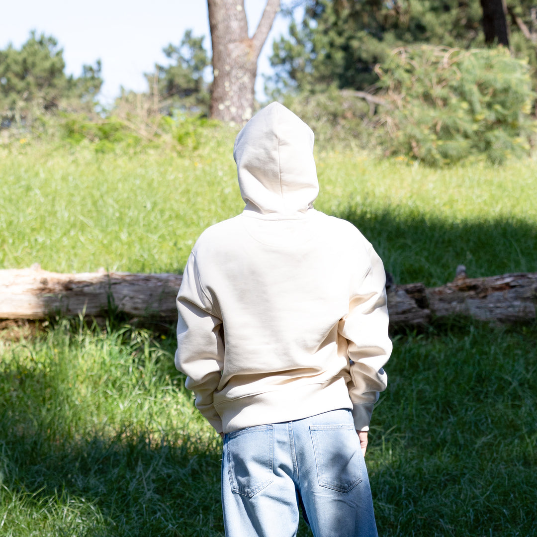 Hoodie Ultra Heavy Mænd / Natural Raw