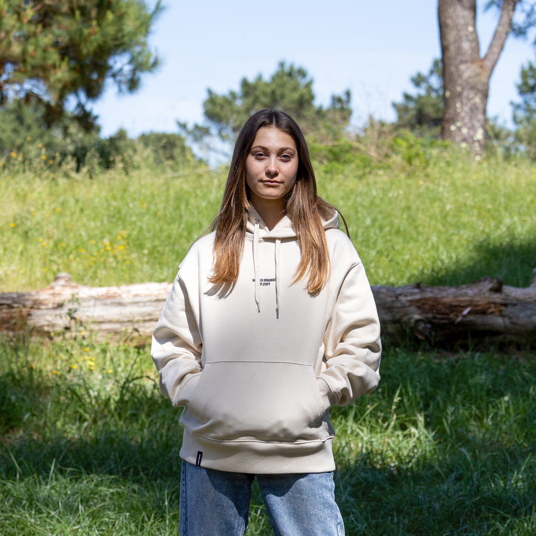 Hoodie Ultra Heavy Kvinder / Natural Raw